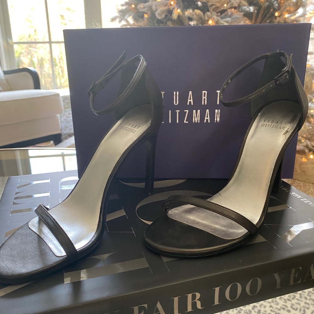 Stuart Weitzman NudistSong Black 7.5M